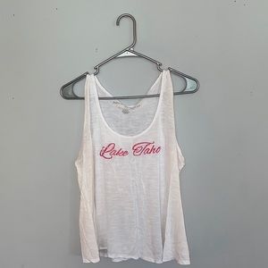 Lake Tahoe Cropped Tank Top